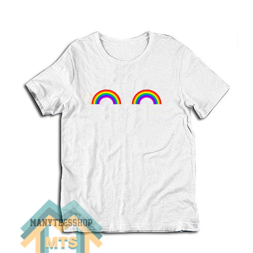 Rainbow Boobs T Shirt Unisex