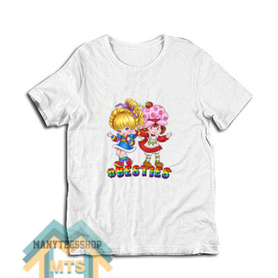 rainbow brite and strawberry shortcake shirt