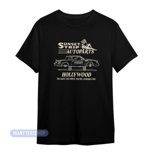Local Authority Sunset Strip Autoparts T-Shirt
