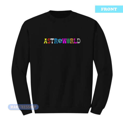 Travis Scott Astroworld Logo Wish You Were Here Sweatshirt