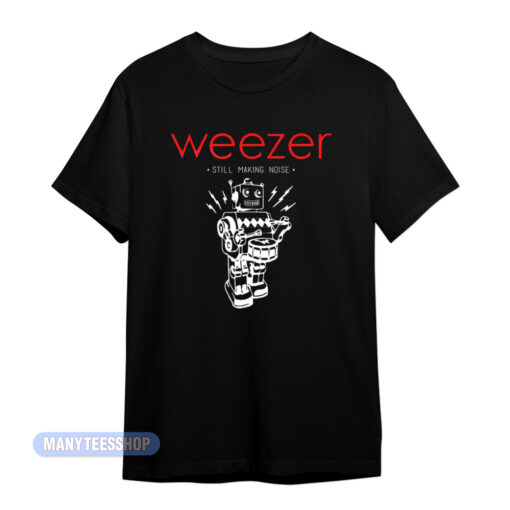 Weezer Still Making Noise Robot T-Shirt